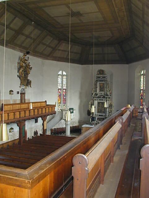 Innenansicht der Kirche in Königsbrück